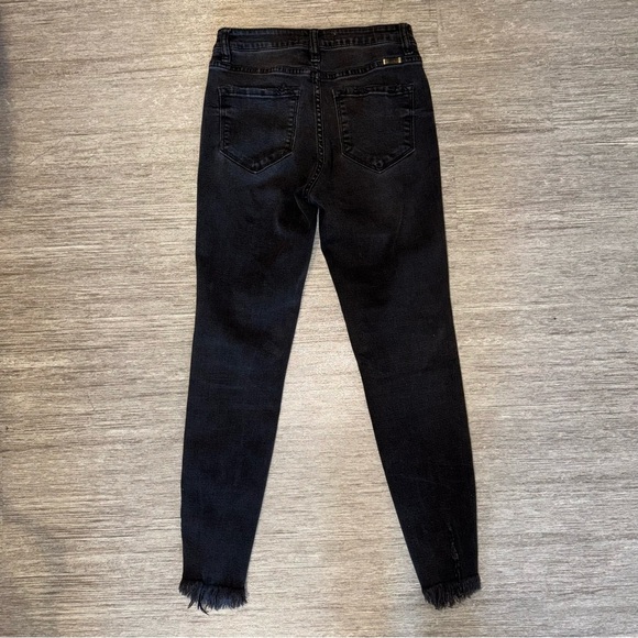 KanCan Juniper High Rise Ankle Skinny Jean Black - Picture 6 of 6